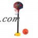 Kids Sports Portable Basketball Toy Set with Stand Ball & Pump Toddler Baby   